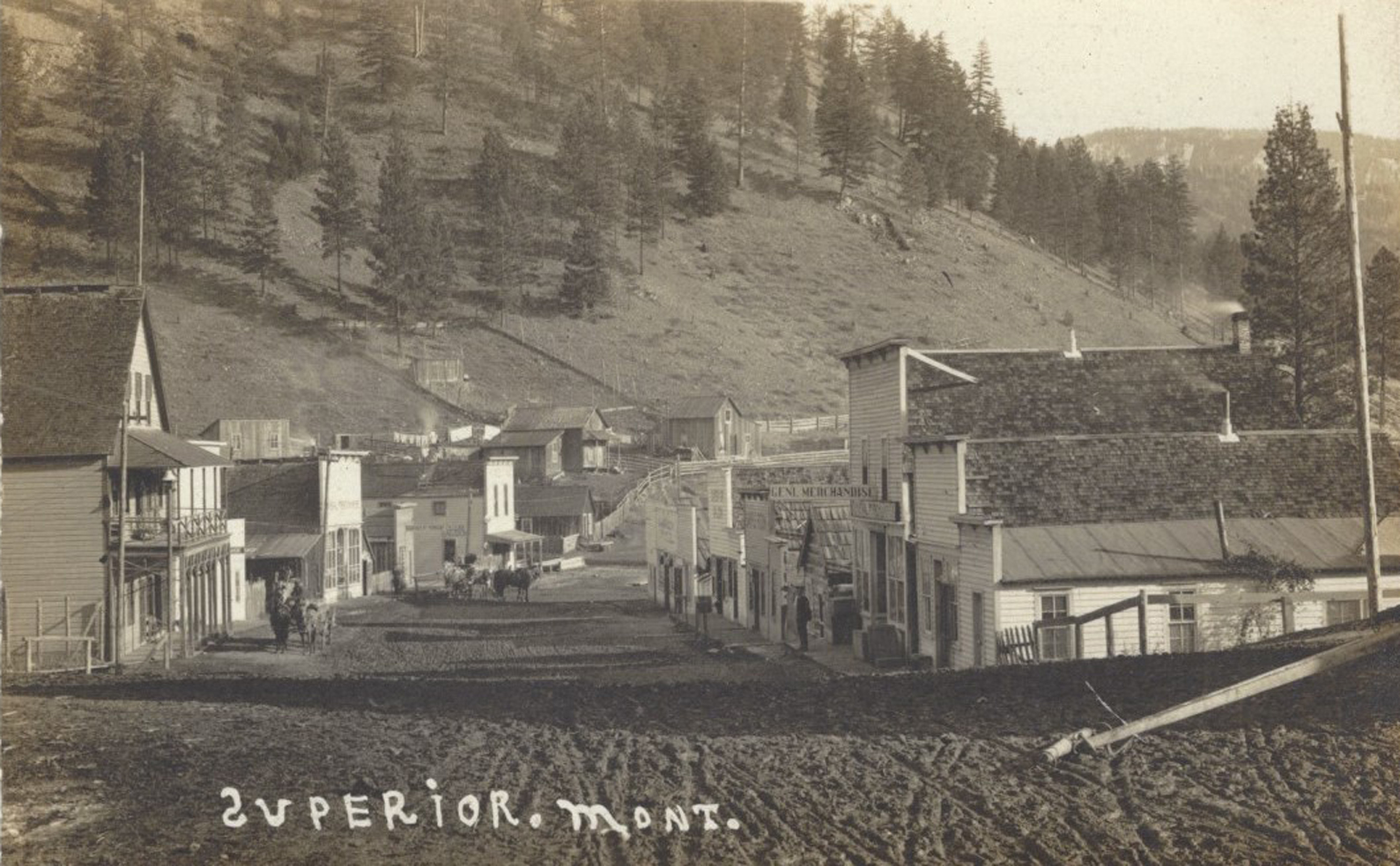 Real Photo Post Card of Superior, Montana